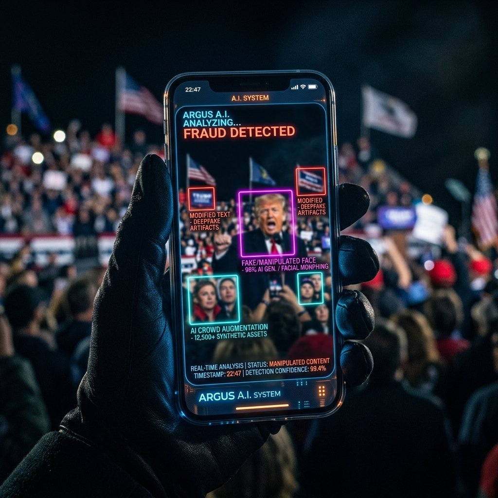 Sosyal Medyayı Karıştıran Miting Fotoğrafı Yapay Zeka Ürünü Çıktı