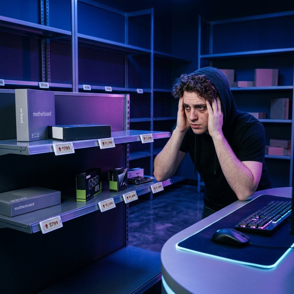 AI Veri Merkezleri Donanım Yuttu: PC Oyuncuları Tarihi Krizle Karşı Karşıya
