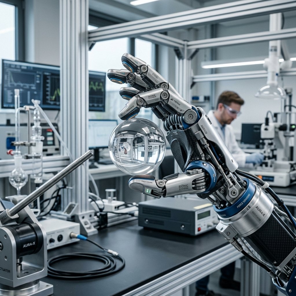 Bosch ve KUKA, İnsan Benzeri Dokunsal Hassasiyete Sahip Biyonik Kolu Tanıttı