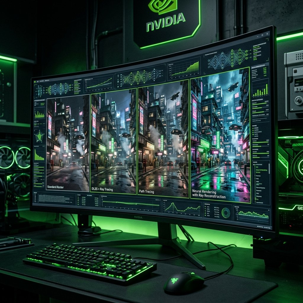 Nvidia, DLSS 4.0 Teknolojisini Tanıttı: Sinematik Kalitede Gerçek Zamanlı Ray Reconstruction