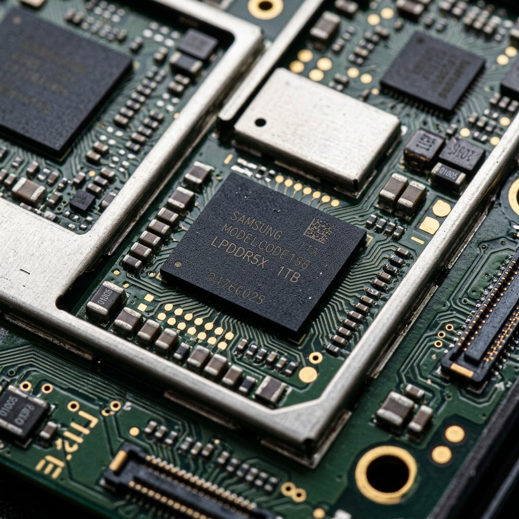 Samsung, 1 Terabayt LPDDR5X DRAM Çipini Amiral Gemisi Telefonlar İçin Üretime Aldı