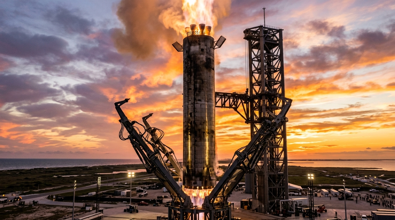 SpaceX Starship Uçuş 5'e Hazır: Mechazilla Kolları İticiyi Yakalayacak