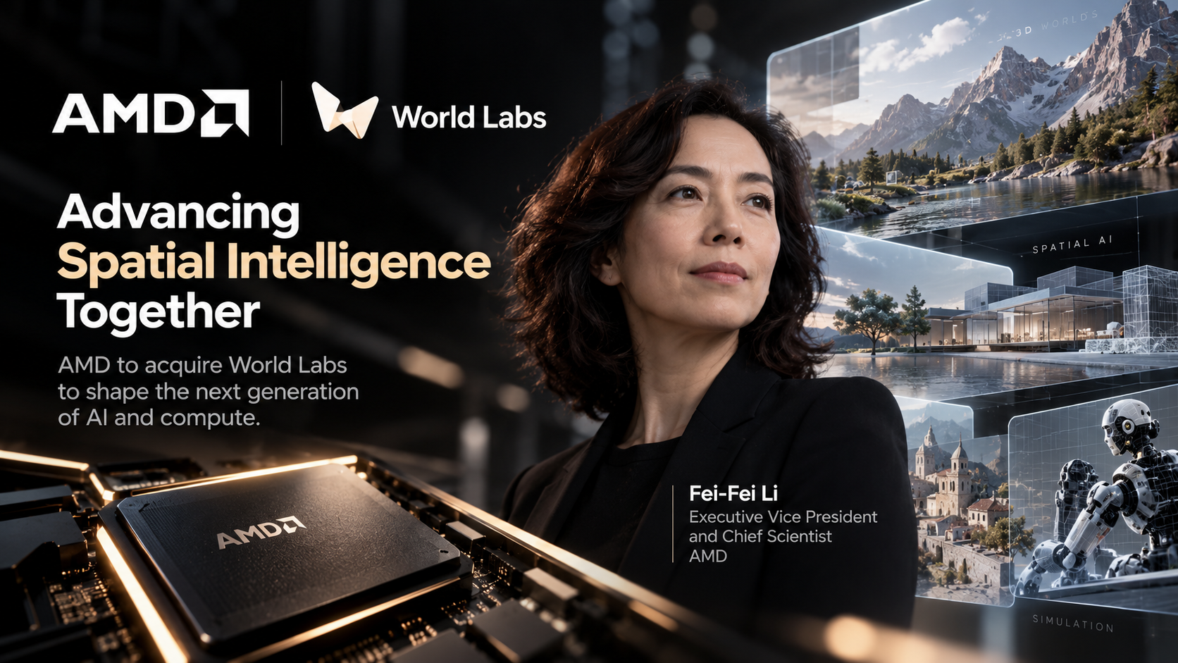 AMD, Fei-Fei Li'nin World Labs'ini 8,2 milyar dolara satın alıyor